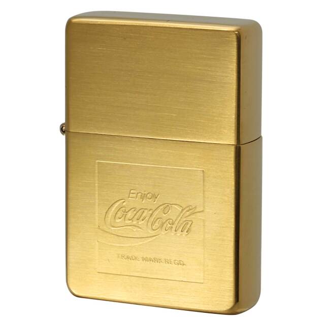 絶版/ヴィンテージ Zippo ジッポー 中古 1996年製造 1937レプリカ Coca Cola TRADE MARK REGD コカ・コーラ ブラス  [A]使用感少なく状態が良い