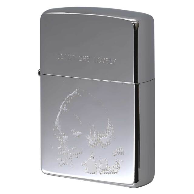 絶版/ヴィンテージ Zippo ジッポー 中古 2000年製造 ZIPPO Paul Smith ポール・スミス 試作品 ISN'T SHE LOVELY 可愛いでしょ？  [S]ほぼ新品同様