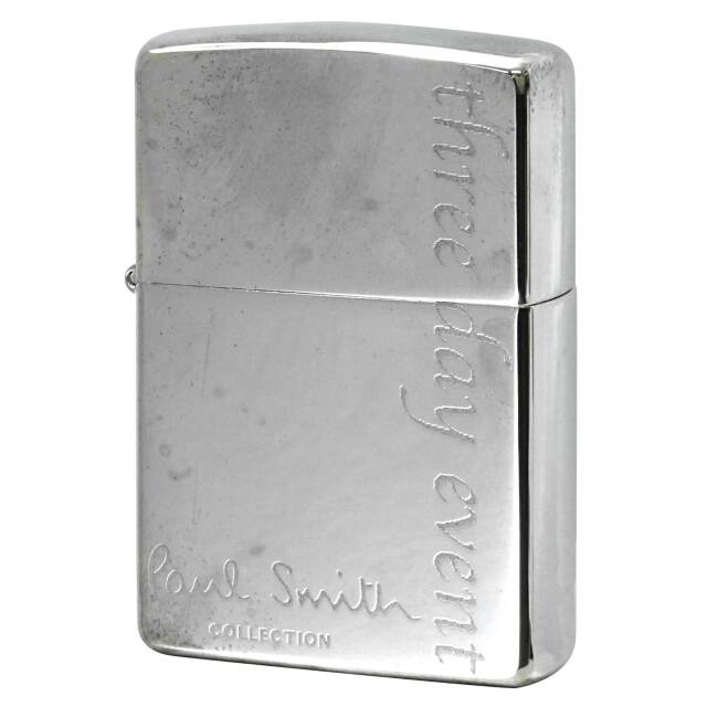 絶版/ヴィンテージ Zippo ジッポー 中古 2000年製造 ZIPPO Paul Smith Collection ポール・スミス three day event  [S]ほぼ新品同様