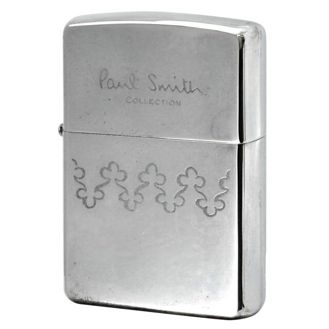 絶版/ヴィンテージ Zippo ジッポー 中古 2002年製造 ZIPPO Paul Smith Collection ポール・スミス 線画  [S]ほぼ新品同様