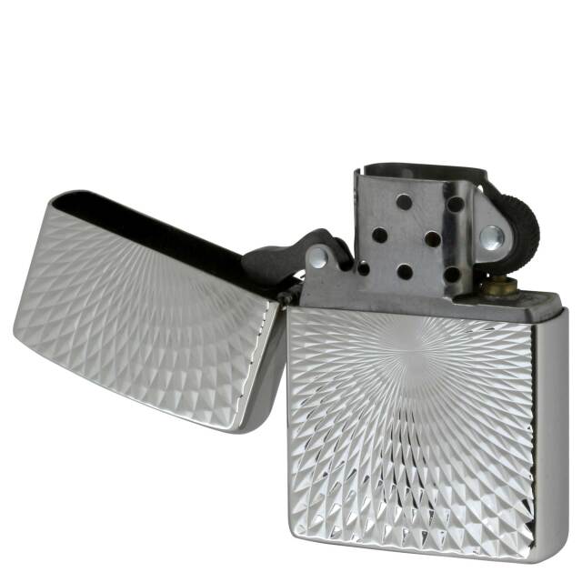 絶版/ヴィンテージ Zippo ジッポー 中古 2022年製造ダイヤモンドカット