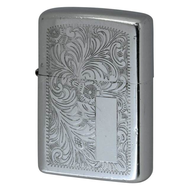 絶版/ヴィンテージ Zippo ジッポー 中古 1975年製造 Venetian High Polish Chrome 352  [C]使用感あり傷汚れあり