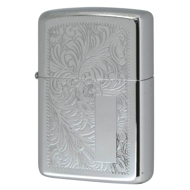 絶版/ヴィンテージ Zippo ジッポー 中古 1981年製造 Venetian High Polish Chrome 352  [A]使用感少なく状態が良い