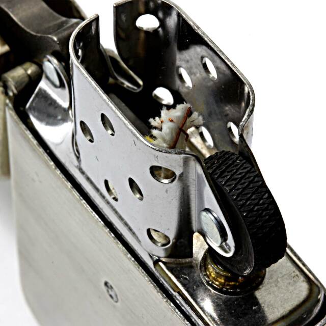 絶版/ヴィンテージ Zippo ジッポー 中古 1937年製造ニッケルメッキ