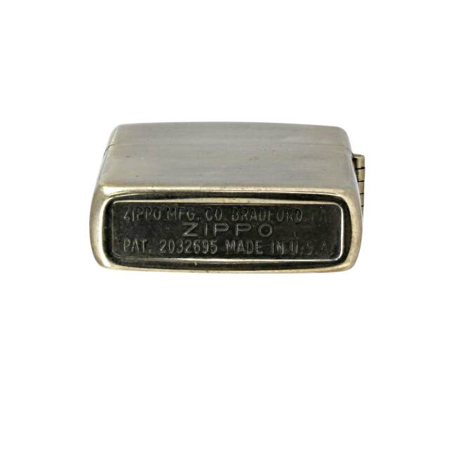 絶版/ヴィンテージ Zippo ジッポー 中古 1937年製造ニッケルメッキ