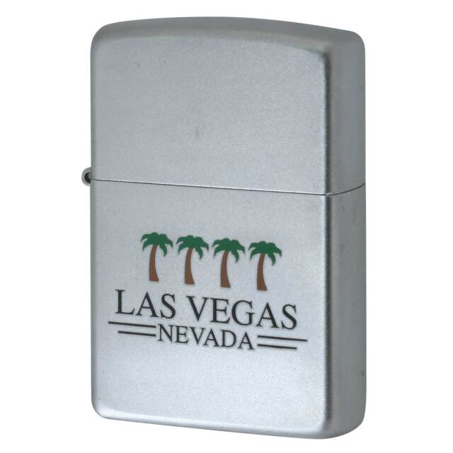 絶版/ヴィンテージ Zippo ジッポー 中古 2002年製造 205 LAS VEGAS NEVADA PALMS  [N]未使用・新品