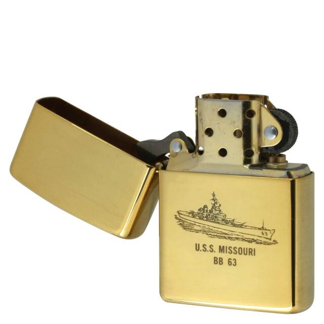 Zippo uss MISSOURI ソリッドブラス ミズーリ 真鍮 BB63