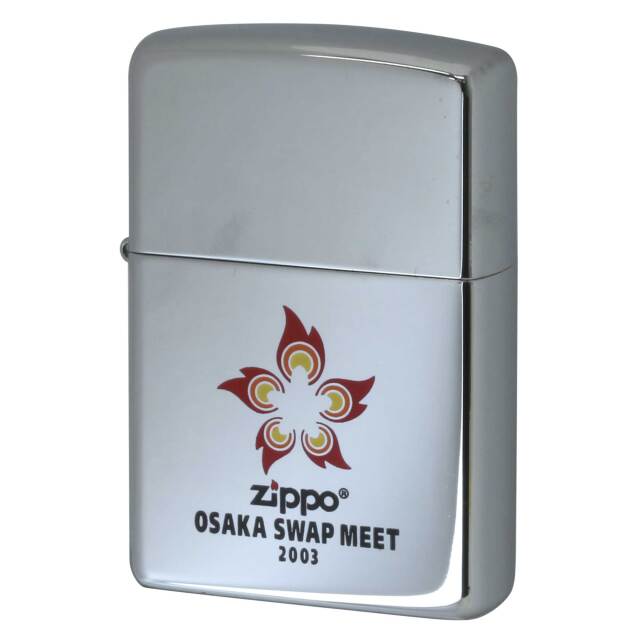 絶版/ヴィンテージ Zippo ジッポー 中古 2003年製造 大阪スワップミート記念 2003  [N]未使用・新品