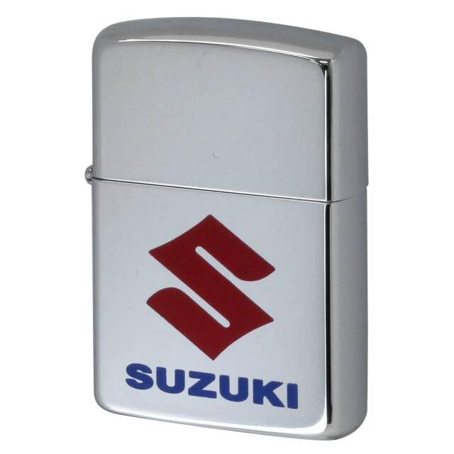 絶版/ヴィンテージ Zippo ジッポー 中古 1989年製造 SUZUKI LOGO  [A]使用感少なく状態が良い