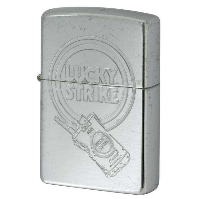 絶版/ヴィンテージ Zippo ジッポー 中古 1998年製造 98-99 LUCKY STRIKE American Original COLLECCTION  [A]使用感少なく状態が良い