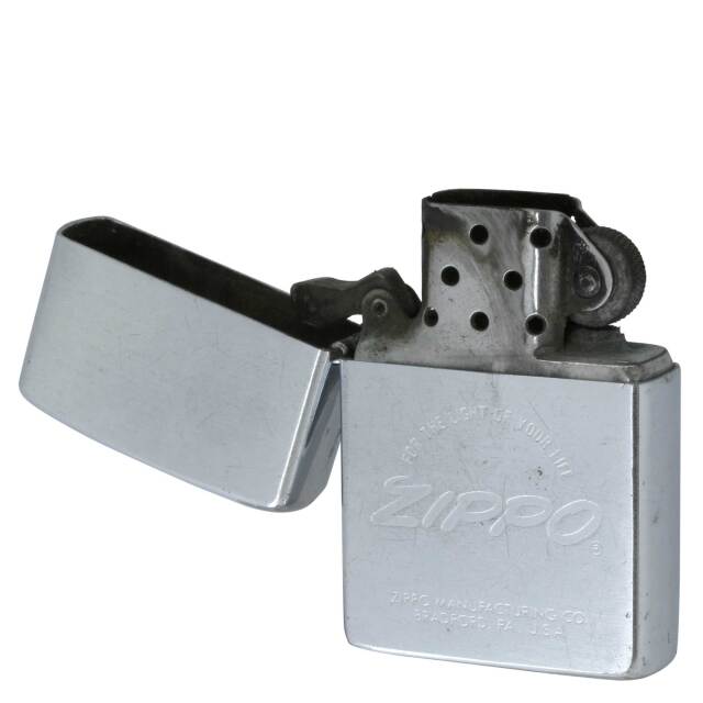 絶版/ヴィンテージ Zippo ジッポー 中古 1981年製造ZIPPO LOGO [B]使用