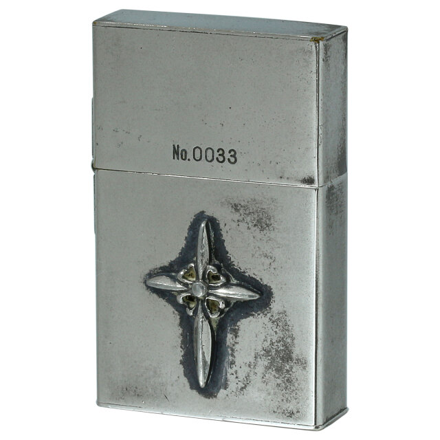 絶版/ヴィンテージ Zippo ジッポー 中古 1988年製造 1933レプリカ ファースト クロスメタル  [C]使用感あり傷汚れあり
