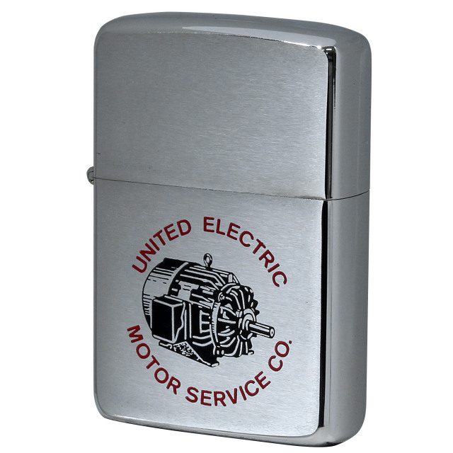 絶版/ヴィンテージ Zippo ジッポー 中古 1968年製造 United Electric Motor Inc.  [B]使用感ありやや傷汚れあり