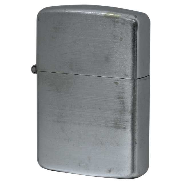 絶版/ヴィンテージ Zippo ジッポー 中古 1937年製造 ブラッシュドクローム#200  [C]使用感あり傷汚れあり
