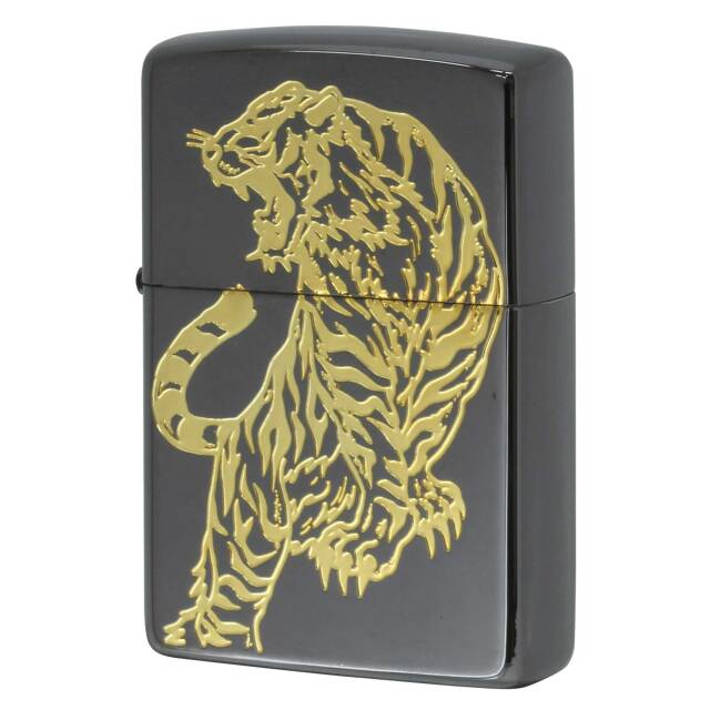 絶版/ヴィンテージ Zippo ジッポー 中古 2022年製造 BNG-虎  [B]使用感ありやや傷汚れあり