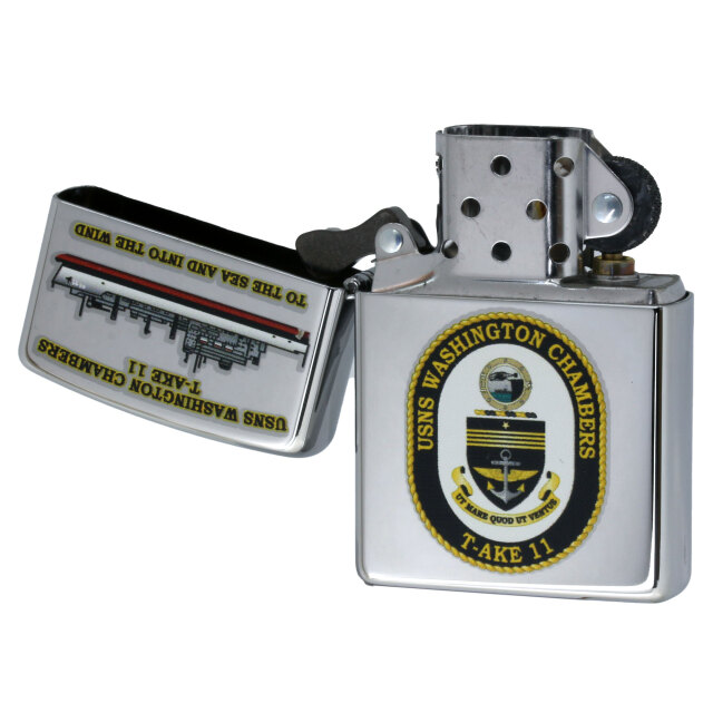 絶版/ヴィンテージ Zippo ジッポー 中古 2011年製造USNS Washington