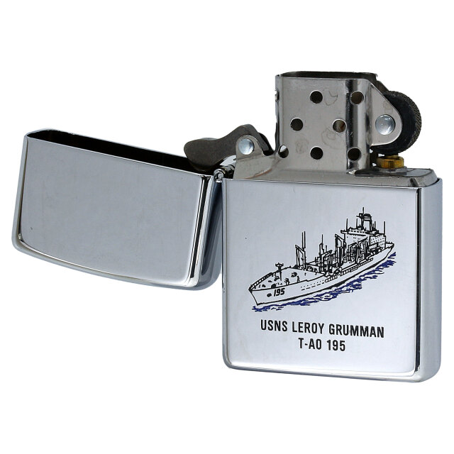 絶版/ヴィンテージ Zippo ジッポー 中古 2007年製造USNS Leroy