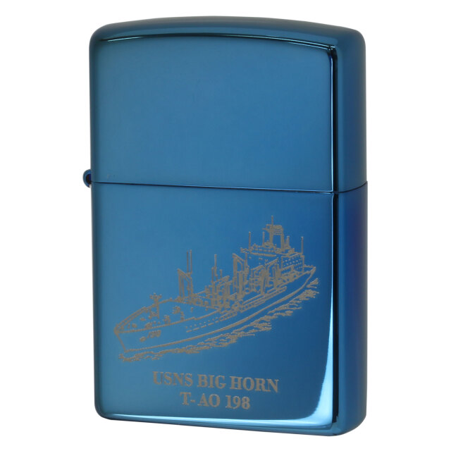 絶版/ヴィンテージ Zippo ジッポー 中古 2006年製造 USNS Big Horn T-AO-198 アメリカ海軍 艦隊補給油母艦  [S]ほぼ新品同様