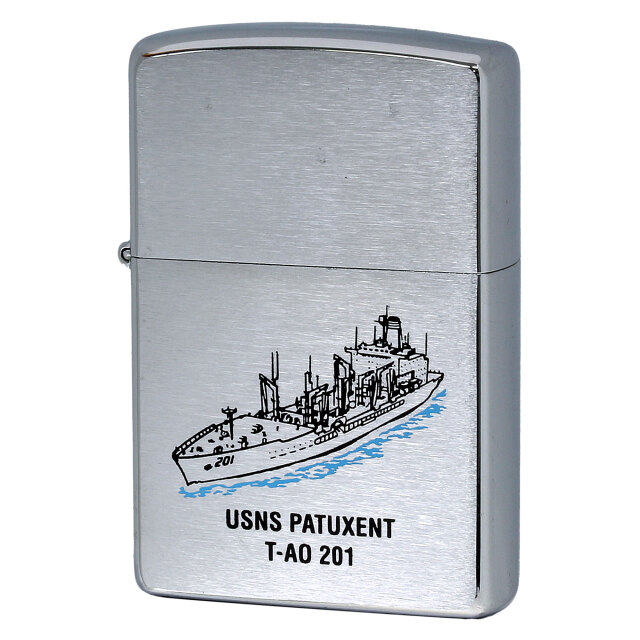 絶版/ヴィンテージ Zippo ジッポー 中古 2003年製造 USNS Patuxent T-AO-201 アメリカ海軍 艦隊補給船  [S]ほぼ新品同様