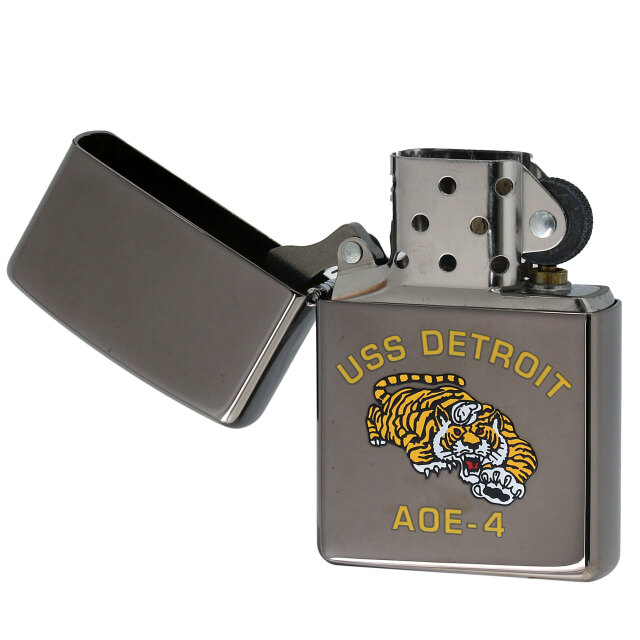 絶版/ヴィンテージ Zippo ジッポー 中古 2003年製造USS Detroit AOE-4