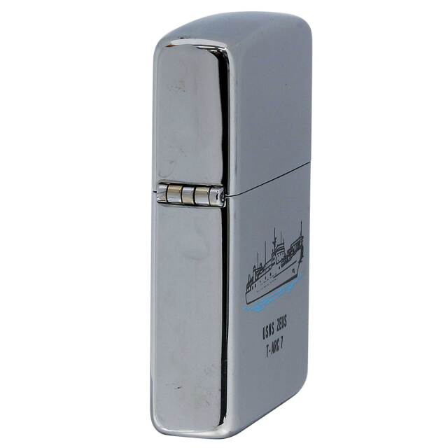 絶版/ヴィンテージ Zippo ジッポー 中古 2002年製造USNS Zeus T-ARC 7