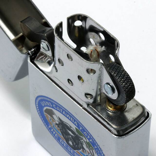 絶版/ヴィンテージ Zippo ジッポー 中古 2008年製造USNS Catawba