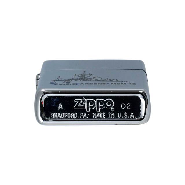 絶版/ヴィンテージ Zippo ジッポー 中古 2002年製造USS Ardent MCM-12
