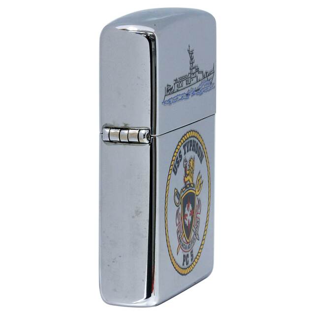絶版/ヴィンテージ Zippo ジッポー 中古 2001年製造USS Typhoon PC-5