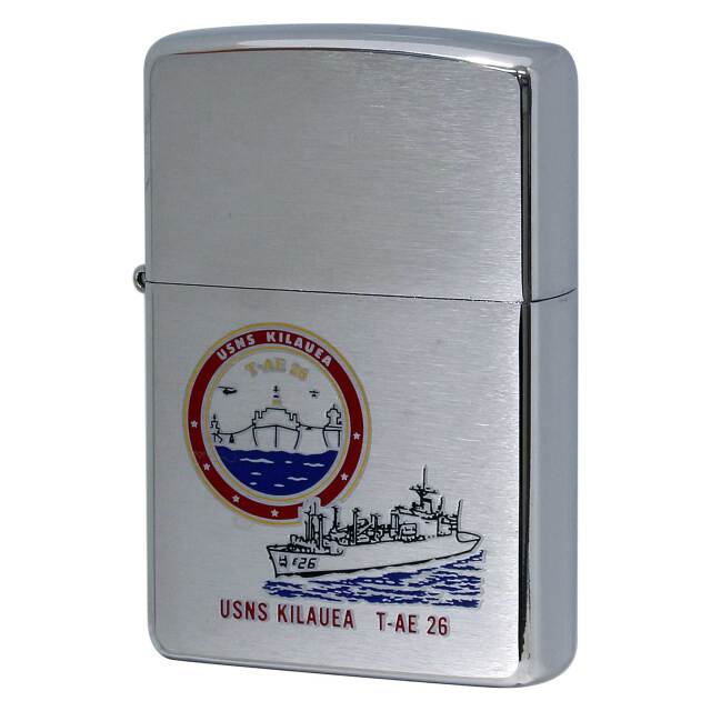 絶版/ヴィンテージ Zippo ジッポー 中古 2003年製造 USNS Kilauea T-AE-26 アメリカ海軍 弾薬艦  [S]ほぼ新品同様