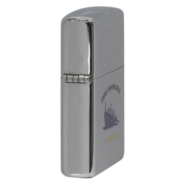 絶版/ヴィンテージ Zippo ジッポー 中古 2002年製造USNS Invincible T