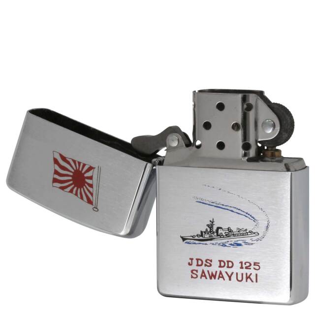 【レア】護衛艦 さわゆき zippoライター 絶版/ヴィンテージ Zippo ジッポー 中古 2005年製造海上自衛隊