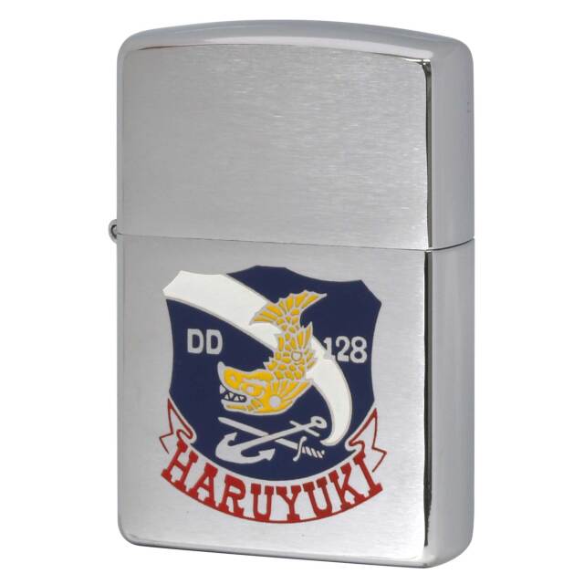 絶版/ヴィンテージ Zippo ジッポー 中古 2001年製造 海上自衛隊 護衛艦 はるゆき DD 128  [S]ほぼ新品同様