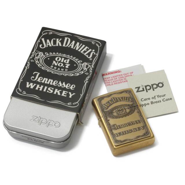 絶版/ヴィンテージ Zippo ジッポー 中古 2002年製造Jack Daniel's