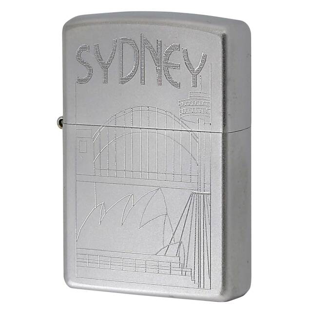 絶版/ヴィンテージ Zippo ジッポー 中古 2001年製造 SYDNEY シドニー  [N]未使用・新品
