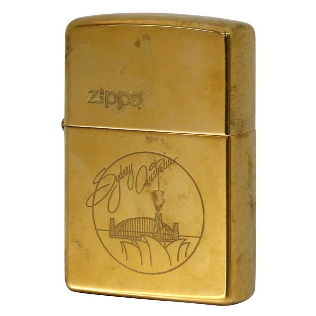 絶版/ヴィンテージ Zippo ジッポー 中古 1998年製造 Sydney Australia シドニー  [C]使用感あり傷汚れあり