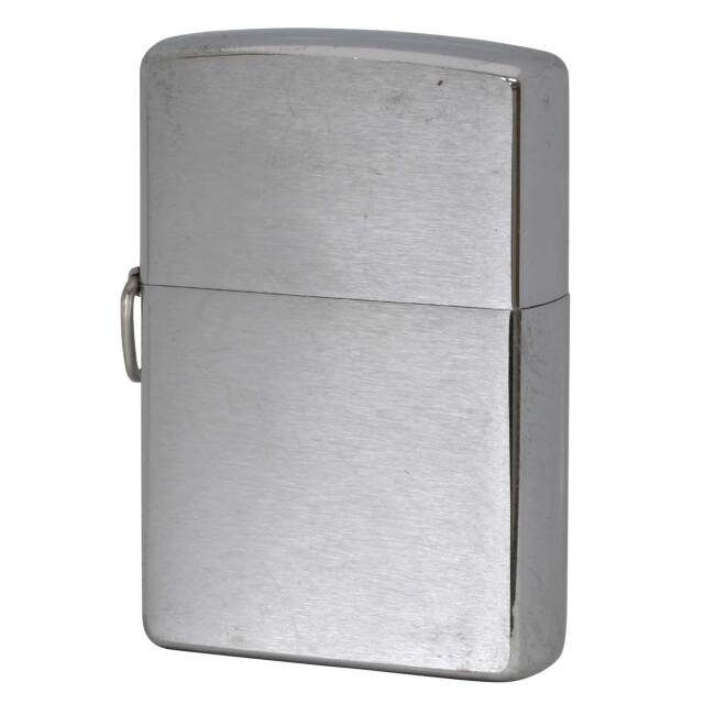 絶版/ヴィンテージ Zippo ジッポー 中古 2000年製造 No200 ブラッシュドクローム Dカン付き  [B]使用感ありやや傷汚れあり