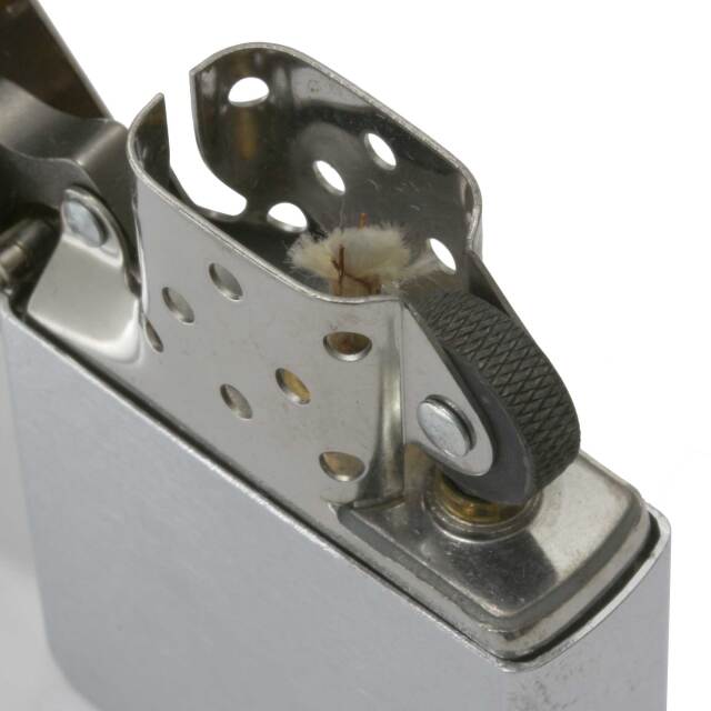 絶版/ヴィンテージ Zippo ジッポー 中古 2000年製造No200 ブラッシュド