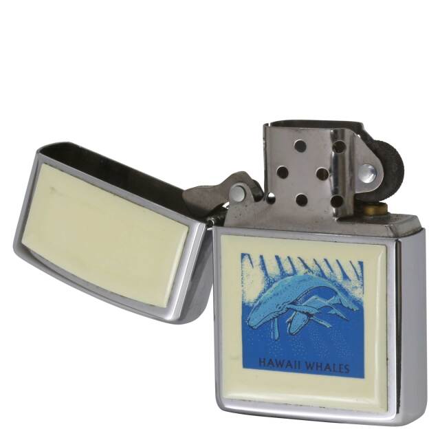 絶版/ヴィンテージ Zippo ジッポー 中古 1997年製造スクリムショー 鯨