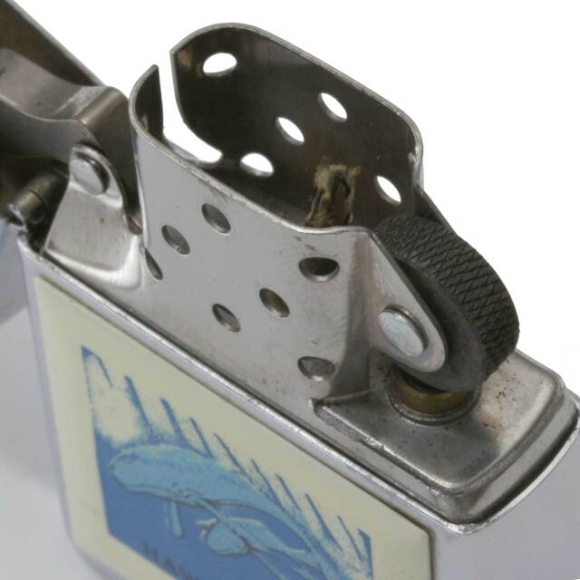 絶版/ヴィンテージ Zippo ジッポー 中古 1997年製造スクリムショー 鯨