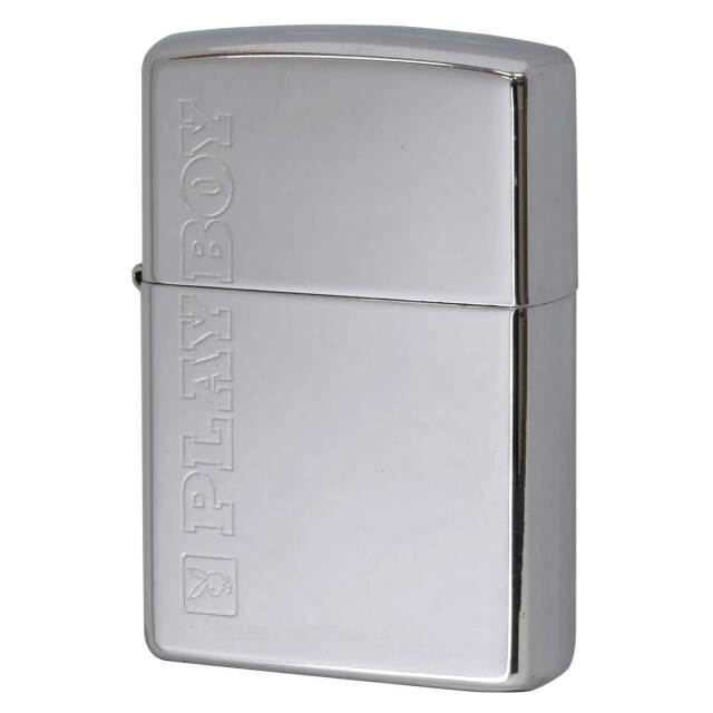 絶版/ヴィンテージ Zippo ジッポー 中古 1999年製造 PLAYBOY ロゴ  [C]使用感あり傷汚れあり