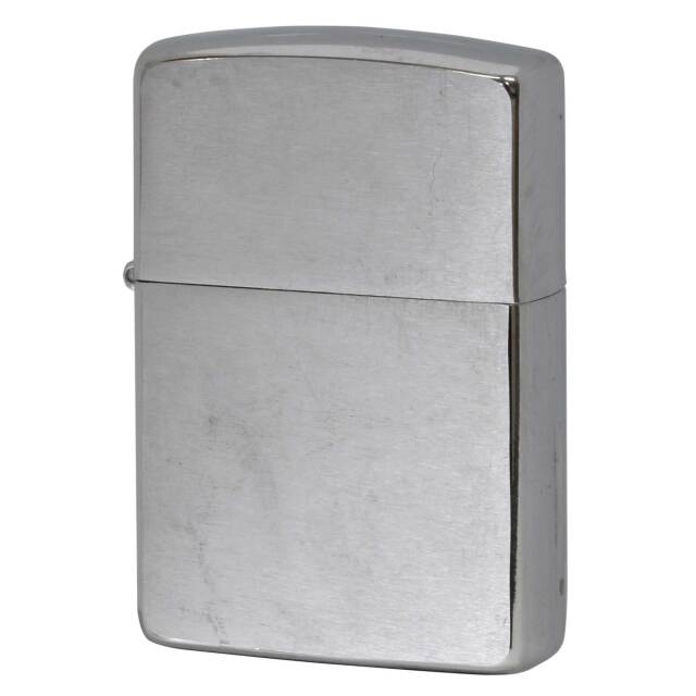 絶版/ヴィンテージ Zippo ジッポー 中古 1995年製造 No200 ブラッシュドクローム  [B]使用感ありやや傷汚れあり
