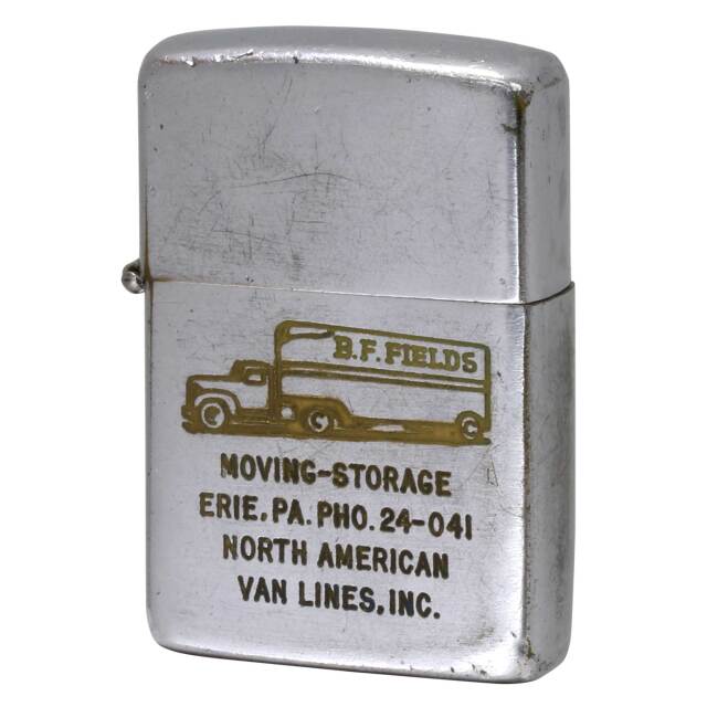 絶版/ヴィンテージ Zippo ジッポー 中古 1951年製造 B.F.FIELDS  [B]使用感ありやや傷汚れあり