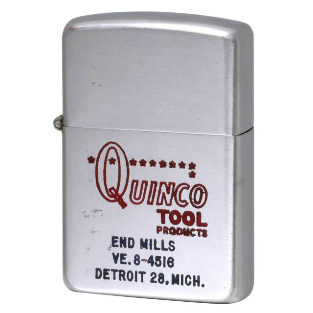 絶版/ヴィンテージ Zippo ジッポー 中古 1949年製造 QUINCO TOOL PRODUCTS  [B]使用感ありやや傷汚れあり