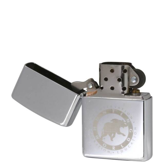 絶版/ヴィンテージ Zippo ジッポー 中古 1998年製造HUNTING WORLD [C