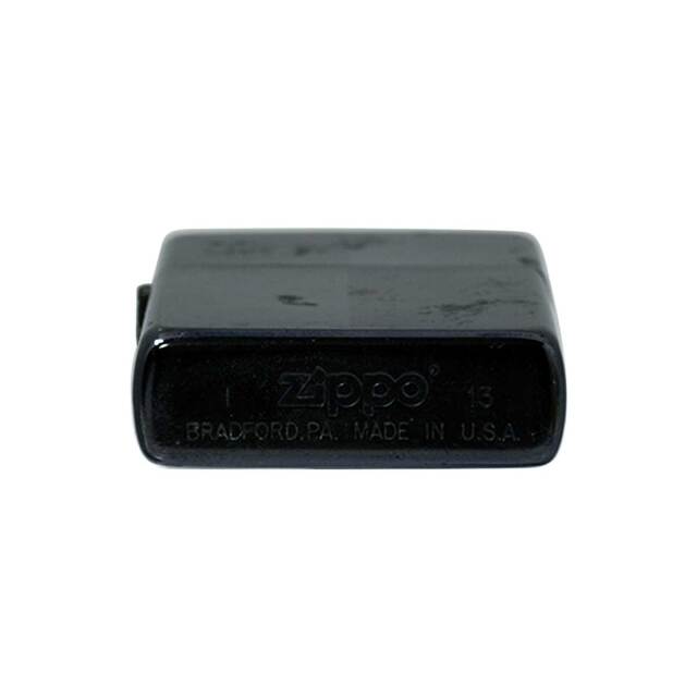 絶版/ヴィンテージ Zippo ジッポー 中古 2013年製造BK SV チェック柄