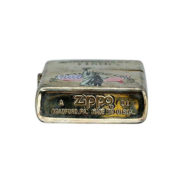 絶版/ヴィンテージ Zippo ジッポー 中古 2001年製造自由の女神 115th