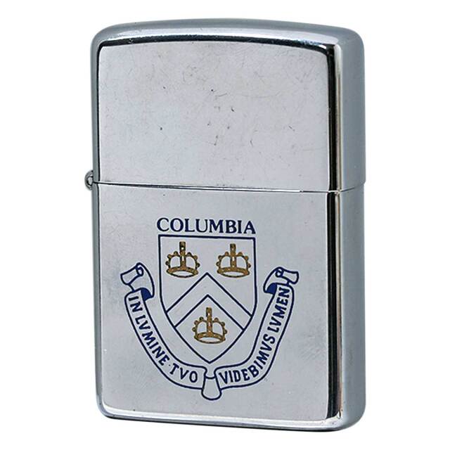 絶版/ヴィンテージ Zippo ジッポー 中古 1982年製造 コロンビア大学  [B]使用感ありやや傷汚れあり