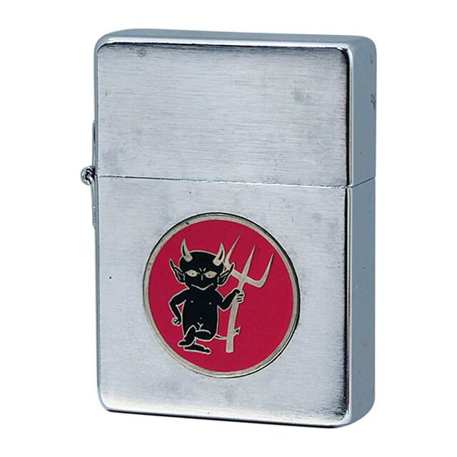 絶版/ヴィンテージ Zippo ジッポー 中古 2007年製造 1935レプリカ ブラックデビル  [B]使用感ありやや傷汚れあり