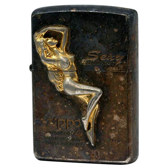 絶版/ヴィンテージ Zippo ジッポー 中古 1998年製造 Sexy My Heart  [C]使用感あり傷汚れあり