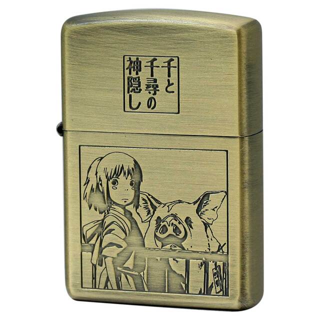 絶版/ヴィンテージ Zippo ジッポー 中古 2001年製造 千と千尋の神隠し シリアルNo.0964  [N]未使用・新品